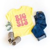 The Juniper Shop Big Sis Wavy Toddler Short Sleeve Tee - 2 of 2