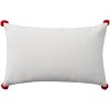 14"x22" Oversize Holiday Love Crab with Mittens Indoor Square Throw Pillow - Mina Victory - 2 of 4