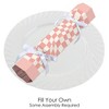 Big Dot of Happiness Pink Checkered Party - No Snap Party Table Favors - DIY Cracker Boxes - Set of 12 - 2 of 4