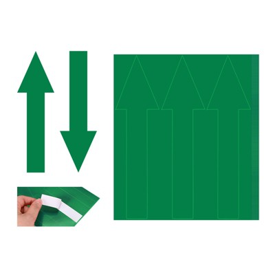 Unique Bargains PVC Self Adhesive Waterproof Arrow Sticker 24 Pcs