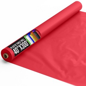 Crown  Plastic 40" x 300' Tablecloth Roll - 1 of 4