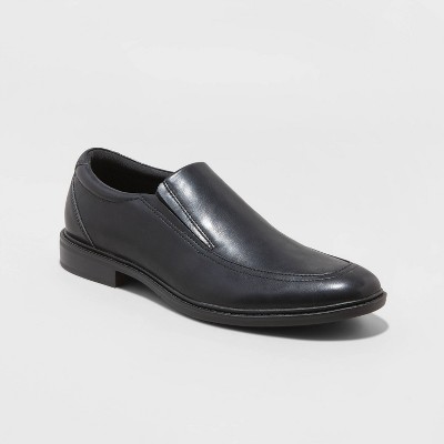 Mens black 2025 dress shoes target