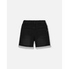 Deux par Deux Boy French Terry Denim Short Black Jeans - 3 of 4