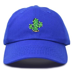Dalix Cactus Embroidered Cap Cotton Succulent Baseball Hat Plant Adjustable Womens - 1 of 4