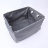 REGALWOVEN Storage Bin with Handles for Closet Organizing Clothes 2 Pcs - 3 of 4