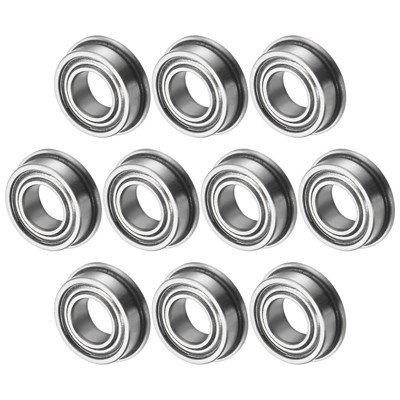 Unique Bargains Chrome Steel Multipurpose Use Flanged Ball Bearing 10 3/16" x 3/8" x 1/8"