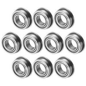 Unique Bargains Chrome Steel Multipurpose Use Flanged Ball Bearing 10 3/16" x 3/8" x 1/8" - 1 of 4