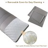 Itopfox Memory Foam Body Pillow with Removable Pillowcase - Fluffy Bed Pillows for Adults - Large Long Sleeping Pillow in White - 2 of 4
