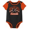 NHL Philadelphia Flyers Boys' 3pk Bodysuit - image 2 of 4