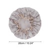 Unique Bargains Women Double Layer Bow Pattern Shower Cap 1 Pc - image 2 of 3