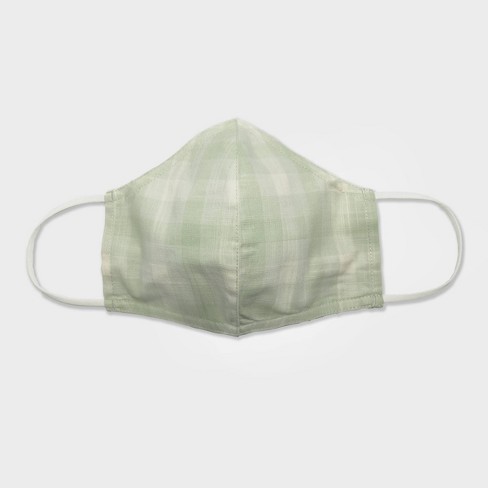 face mask universal thread mint xl fabric single check target