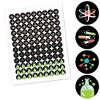 Big Dot of Happiness Scientist Lab - Baby Shower Birthday Party Round Candy Sticker Favors - Labels Fits Chocolate Candy (1 sheet of 108) - 2 of 4