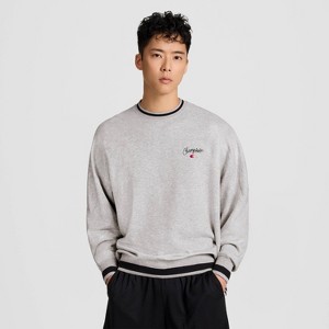 Champion Men's Small Script Sweatshirt - Light Heather Gray M - 1 of 4