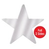 Beistle Foil Star Cutout, Choose Your Size and Color - 3 of 4
