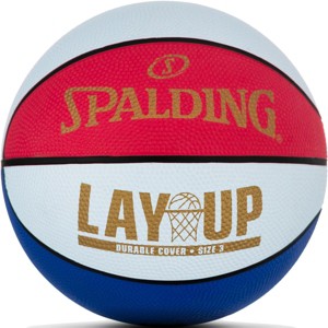 Spalding 22" Lay-Up Mini Rubber Outdoor Basketball - 1 of 2