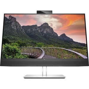 HP E27m G4 QHD 27 Inch USB-C Conferencing Monitor 75Hz 5ms IPS Integrated Speaker 5MP Camera VESA Mountable - Manufacturer Refurbished - 1 of 4