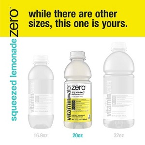 Vitaminwater Zero Sugar Squeezed, Lemonade Drinks, 20 Fl Oz, 12 Pack Zero Sugar Squeezed Lemonade 20 Fl Oz (Pack of 12) - 1 of 2
