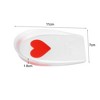 Unique Bargains Silicone Heel Support Cup Pads Orthotic Insole Plantar Care Heel Pads Love Pattern Size 40-46 6Pcs - 4 of 4