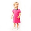 Mightly Toddler Fair Trade Organic Cotton Short Sleeve T-Dress - 2 of 4