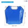 Unique Bargains Plastic Camping Hiking Collapsible Water Container Reservoirs 5L/1.3 Gallon 2 Pcs - 2 of 4