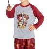Harry Potter Boys' Raglan Shirt And Plaid Pajama Pants Set - 3 of 4