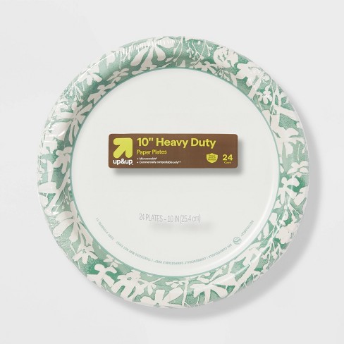 Fall Disposable Plates 10 Watercolor Greenery 24ct Up up Target