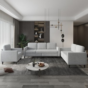 Mjkone Sectional Sofa Couches Set for Living Room 3-Seater Sofa&Loveseat$Single Sofa Chair - 1 of 4