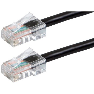 Monoprice Cat5e Ethernet Patch Cable - 15 Feet - Black, RJ45, Stranded, 350Mhz, UTP, Pure Bare Copper Wire, 24AWG - Zeroboot Series