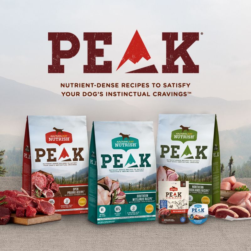 Rachael Ray Nutrish Peak Grain Free Open Range Recipe with Beef, Venison & Lamb Dry Dog Food, 6 of 9