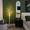Nearly Natural 6-ft Pre-Lit Artificial White Birch Tree with 300 Warm White LED Lights - 4 of 4