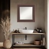 Amanti Art Moab Brown Bronze Beveled Framed Bathroom Vanity Wall Mirror - 4 of 4