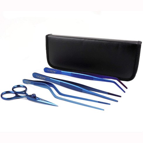 O'Creme Super Sharp Chef Scissors All Stainless Steel Snips Garnishing Tool  (Blue)
