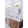 Neoma 3-Light Vanity Wall Light - Modern Retro Design for Stylish Bathrooms - 3 of 4
