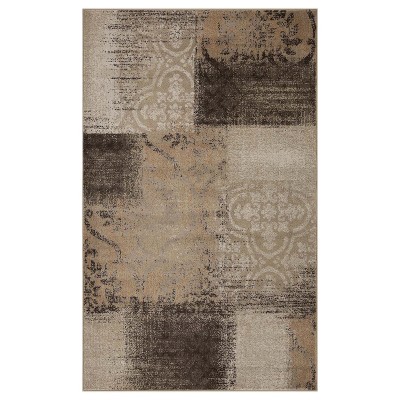 Distressed Abstract Damask Indoor Area Rug by Blue Nile Mills