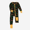 Leveret Kids Footed Bamboo Christmas Pajamas - 2 of 4