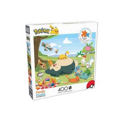 Buffalo Games 400-Piece Family Time Pokemon Picnic Jigsaw Puzzle