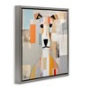 Stupell Industries Dog Face Abstract Collage, 25" x 25" - 3 of 4