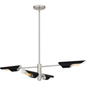 Quoizel Lighting Leoni 4 - Light Chandelier in  Brushed Nickel - 1 of 1