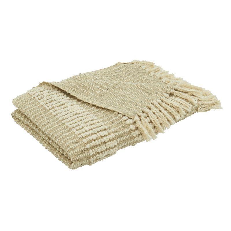 Saro Lifestyle Woven Throw Blanket With Stripe Design, 2 of 5