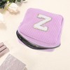 Unique Bargains Letter Z Pattern Makeup Bag 1 Pc - 3 of 4
