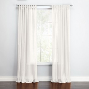 BrylaneHome BH Studio Sheer Voile Tab-Top Panel - 1 of 4