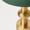 Vintage Brass with Green Shade Table Lamp - Hearth & Hand™ with Magnolia - 4 of 4