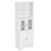 NicBex Bathroom Storage Cabinet with 3 Drawers,Tall Storage Cabinet with 4 Adjustable Shelves for Living/Kitchen/Office - 2 of 4