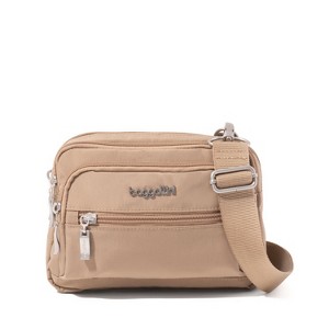 baggallini Triple Zip Crossbody Bag with Wide Strap - 1 of 4