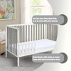 VYNXARIA 3-in-1 Convertible Island Crib White/Gray - 3 of 4
