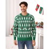 Clearlove Men's Ugly Christmas Slim Fit Knitted Pullover Sweater - 2 of 4