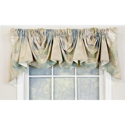 RLF Home Linen Floral Empire Valance for Windows up to 48" or 60"