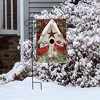 Briarwood Lane Winter Christmas Garden Flag 12x18 For Outdoor Winter Cardinals Birdhouse For Christmas Garden Flag Flags For Outside - 4 of 4