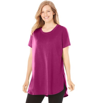 Woman Within Women's Plus Size Easy Maxi Tunic