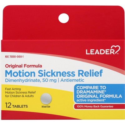 Leader Motion Sickness Relief 12 ea